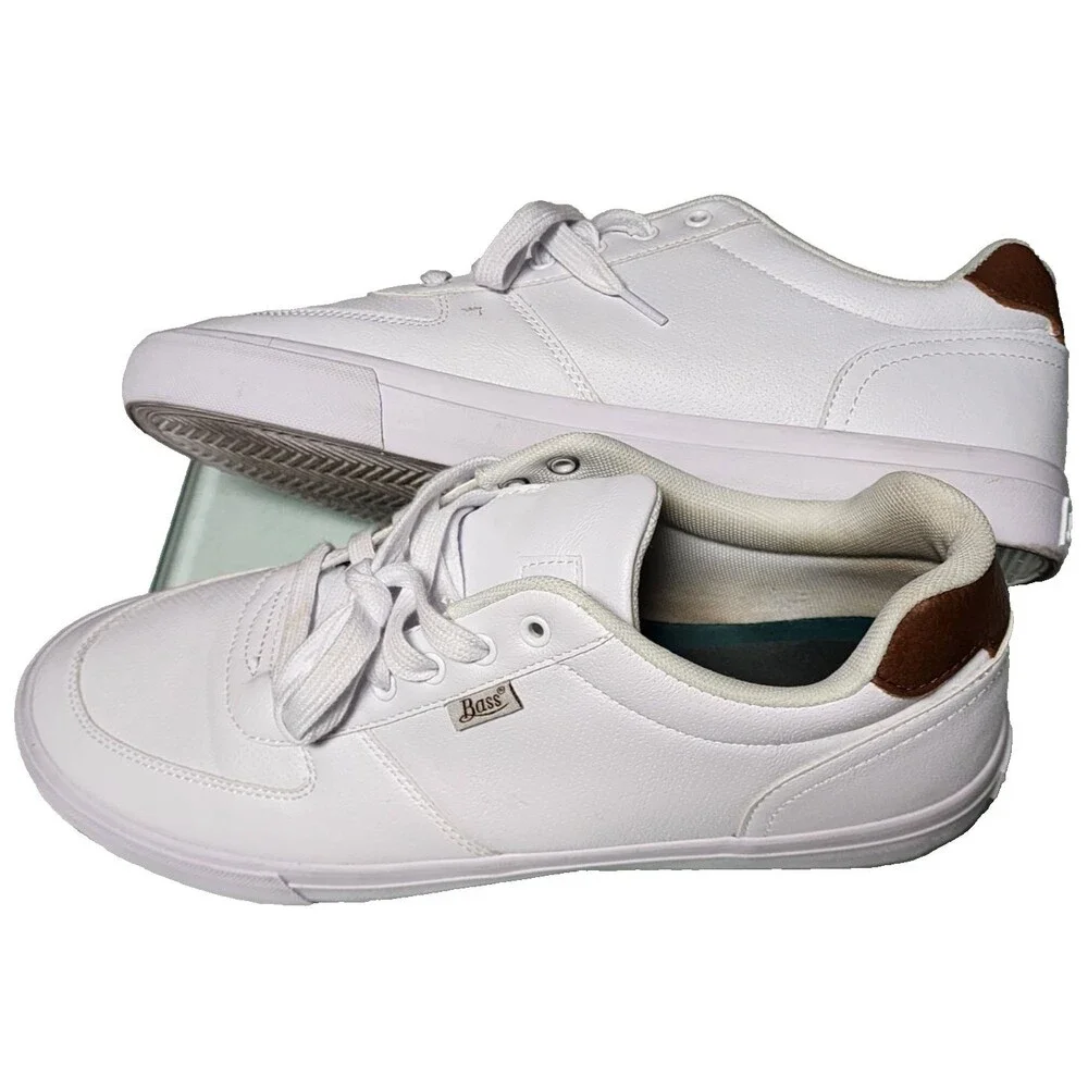 BASS White Sneakers Size 12 Synthetic Upper